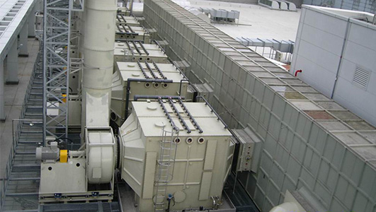 酸堿廢氣處理設(shè)備-臥式洗滌塔 酸堿廢氣處理設(shè)備-臥式洗滌塔